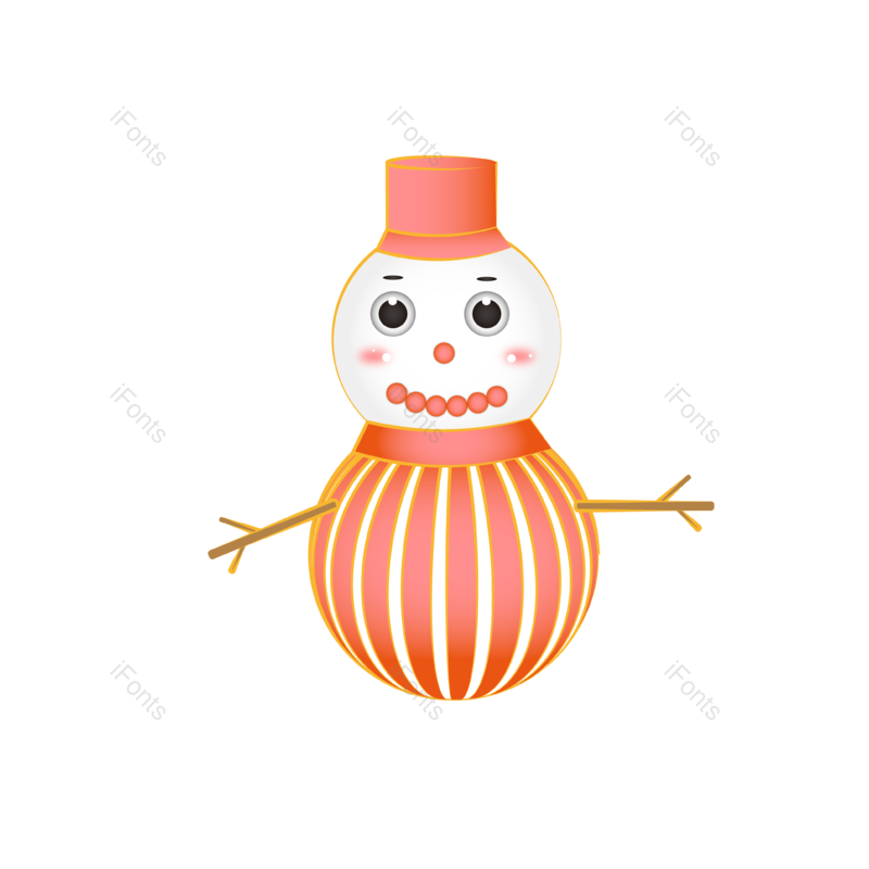 雪人图片,圣诞节元素,PNG,免抠素材